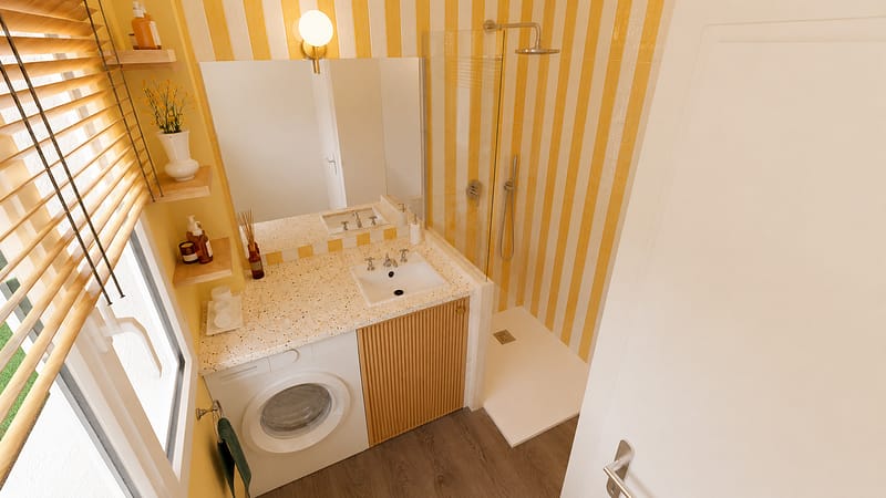 Salle de bain solaire