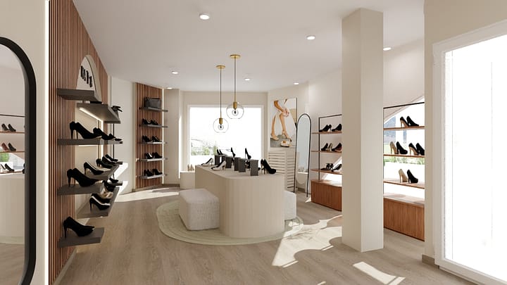 3D boutique deco