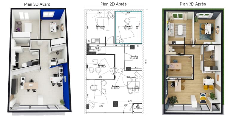 plan avant apres pour site